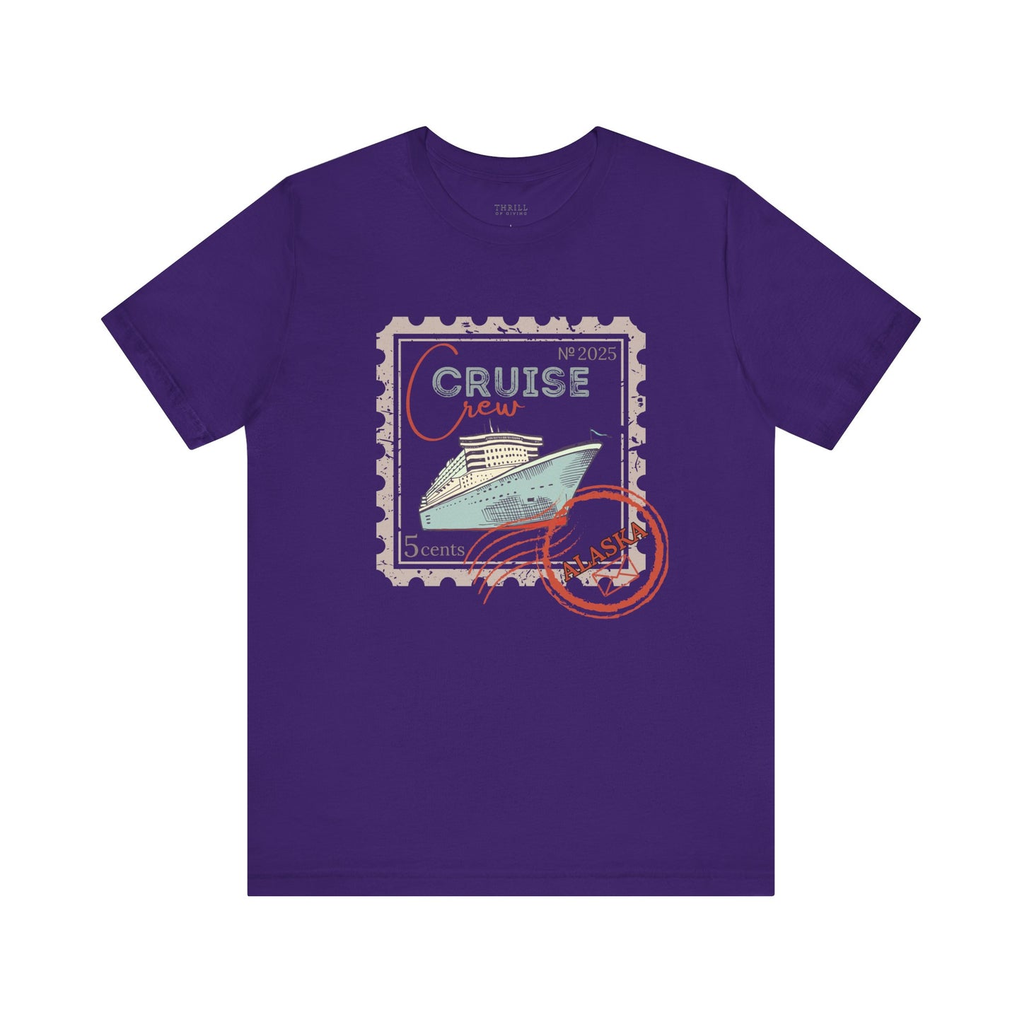 Custom Stamp Cruise Crew Tee