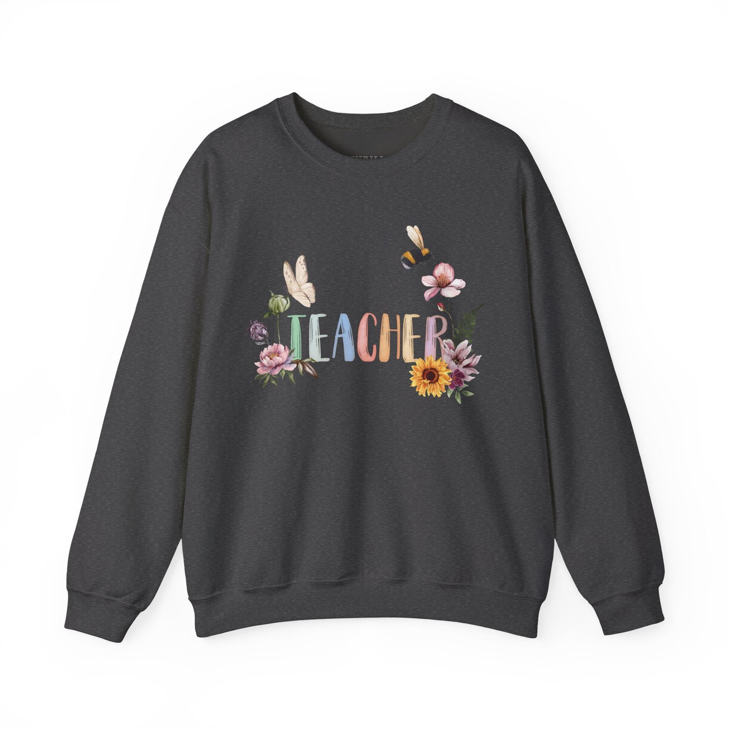 Wildflower Watercolor Teacher Sweatshirt