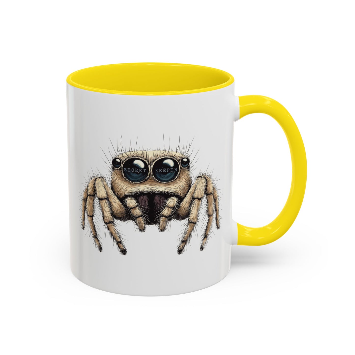 Cute Jumping Spider Mug - SECRET KEEPER