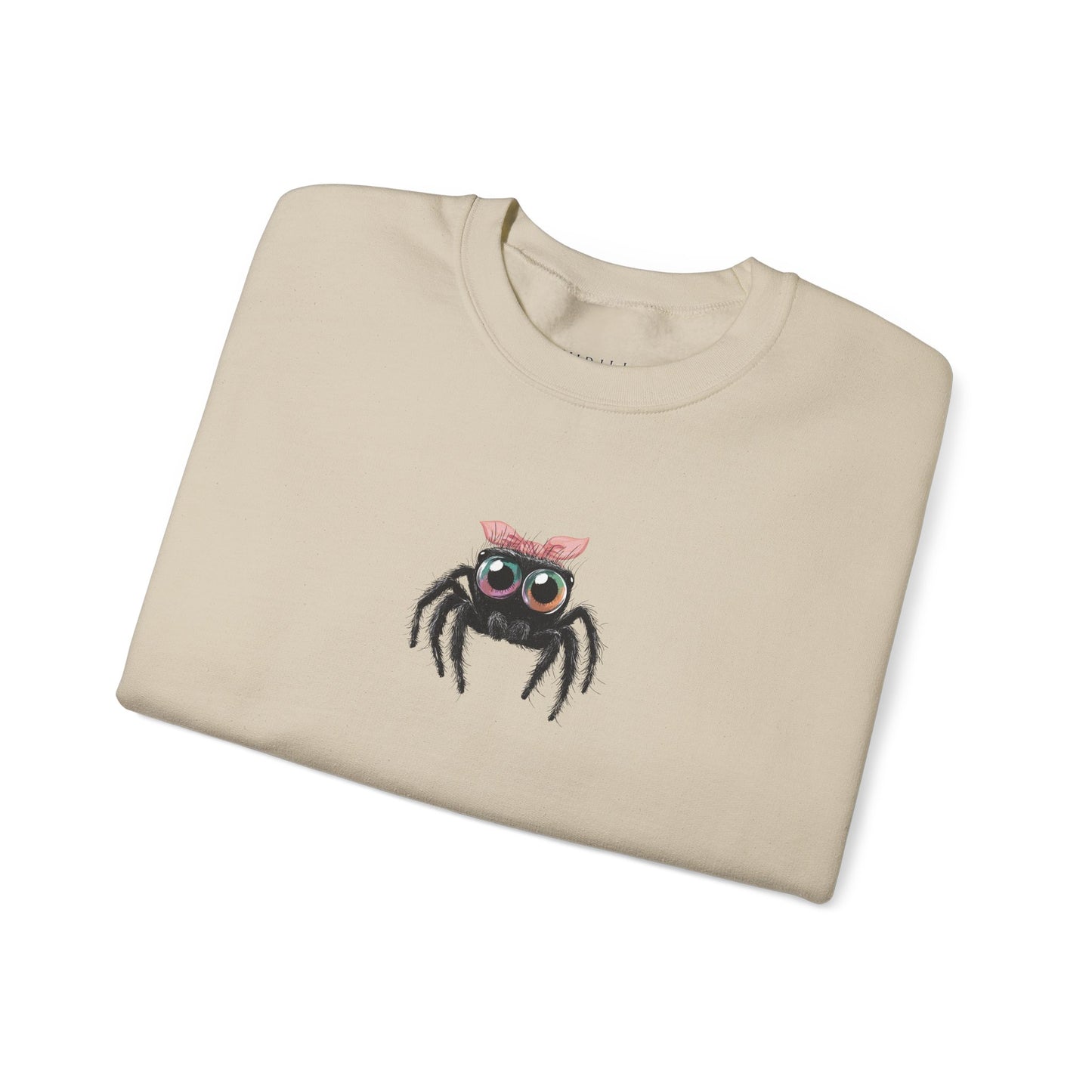 Pink Bow Jumping Spider Sweatshirt