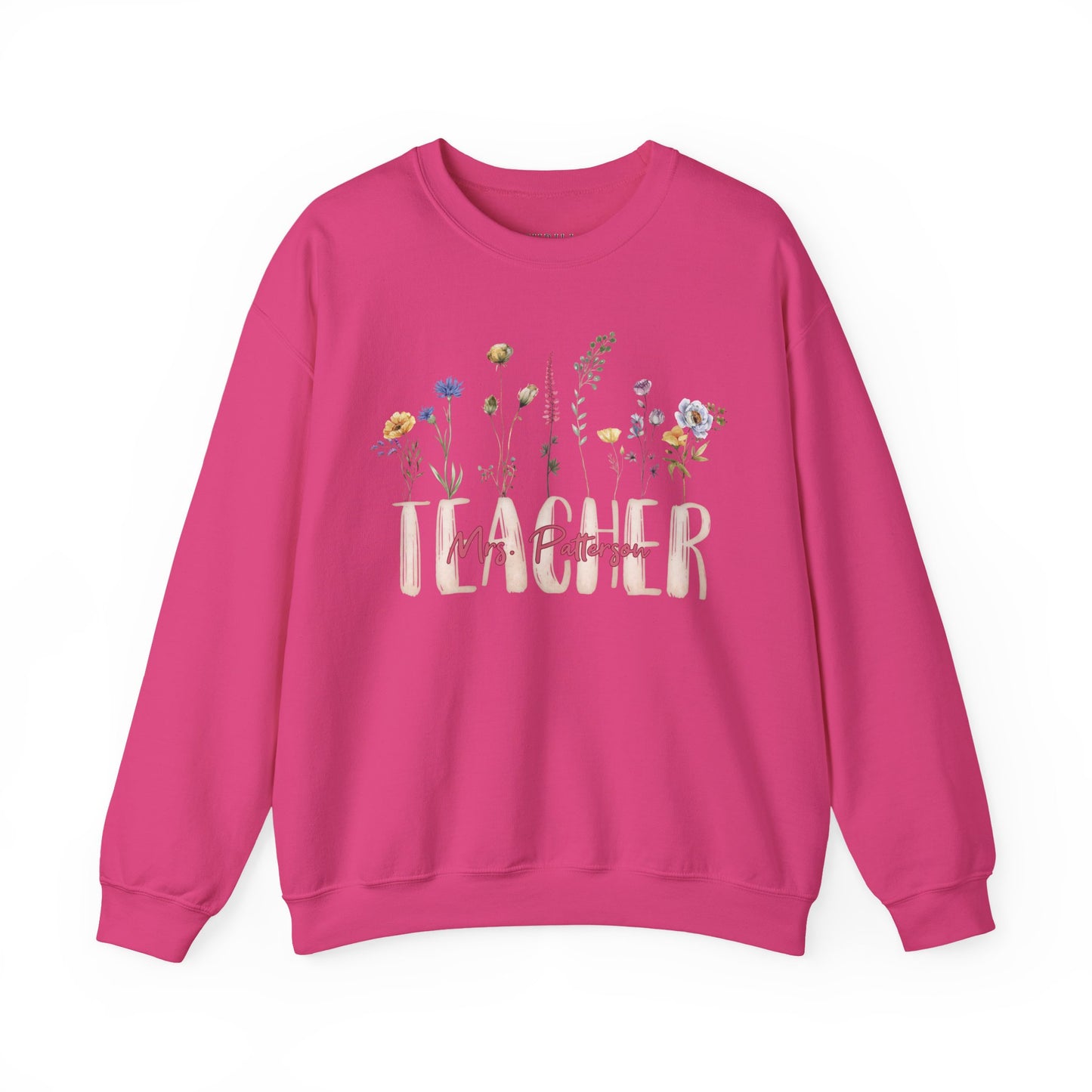 Watercolor Teacher Sweatshirt - Personalized