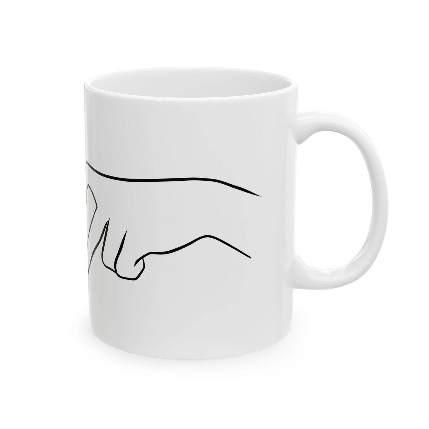 Gen-Z Heart Hands Coffee Mug