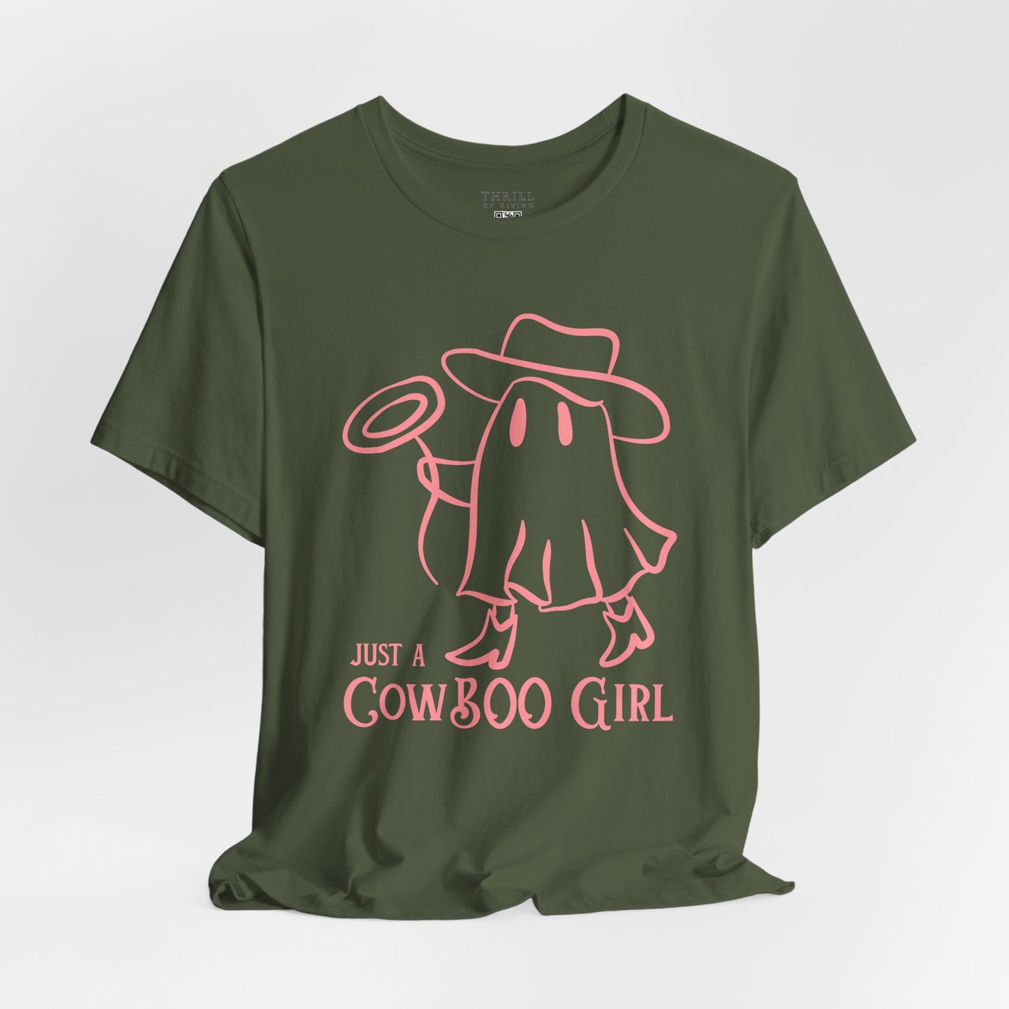 Cowgirl Halloween shirt - Cute Girly Ghost Cowgirl