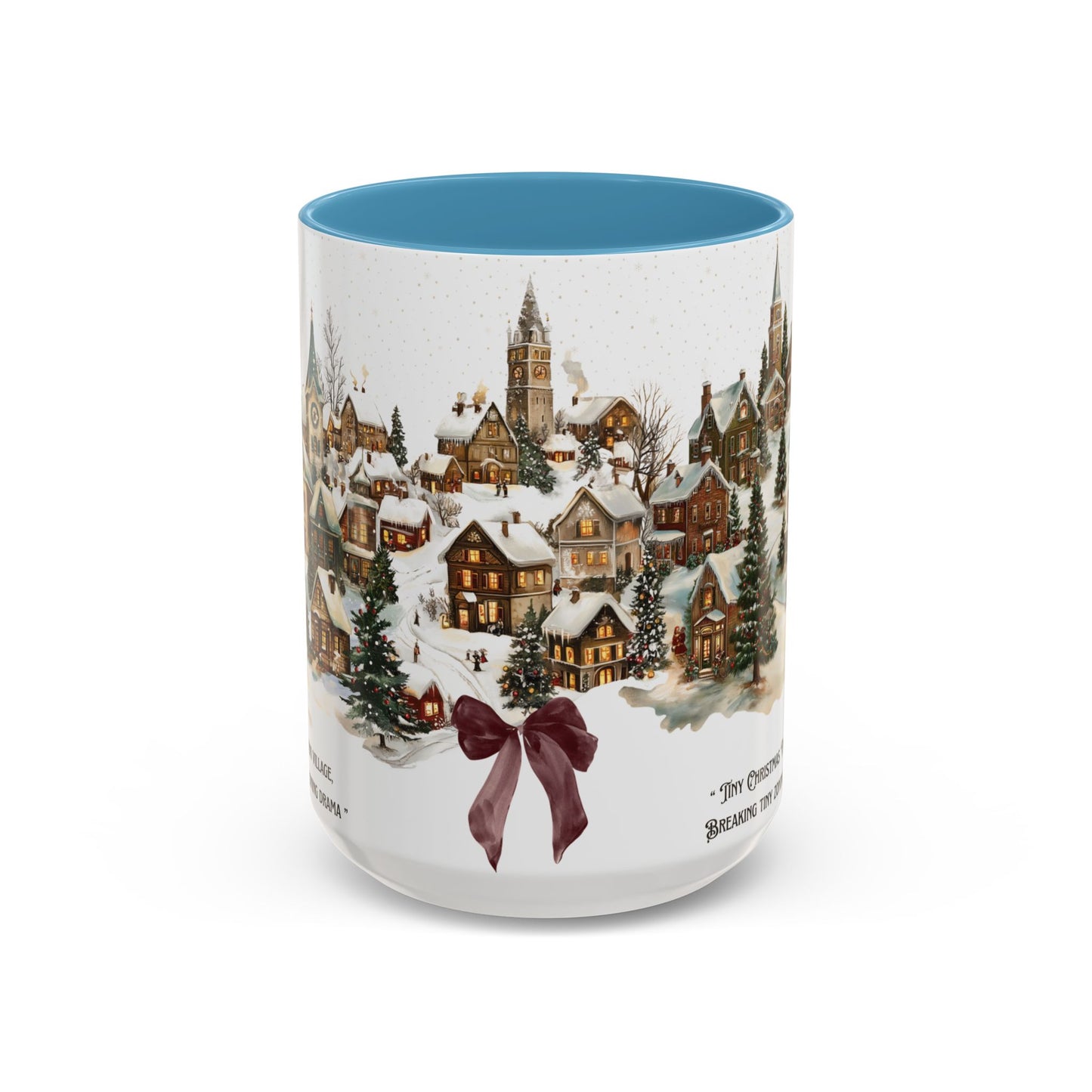 Tiny Christmas Village Mug