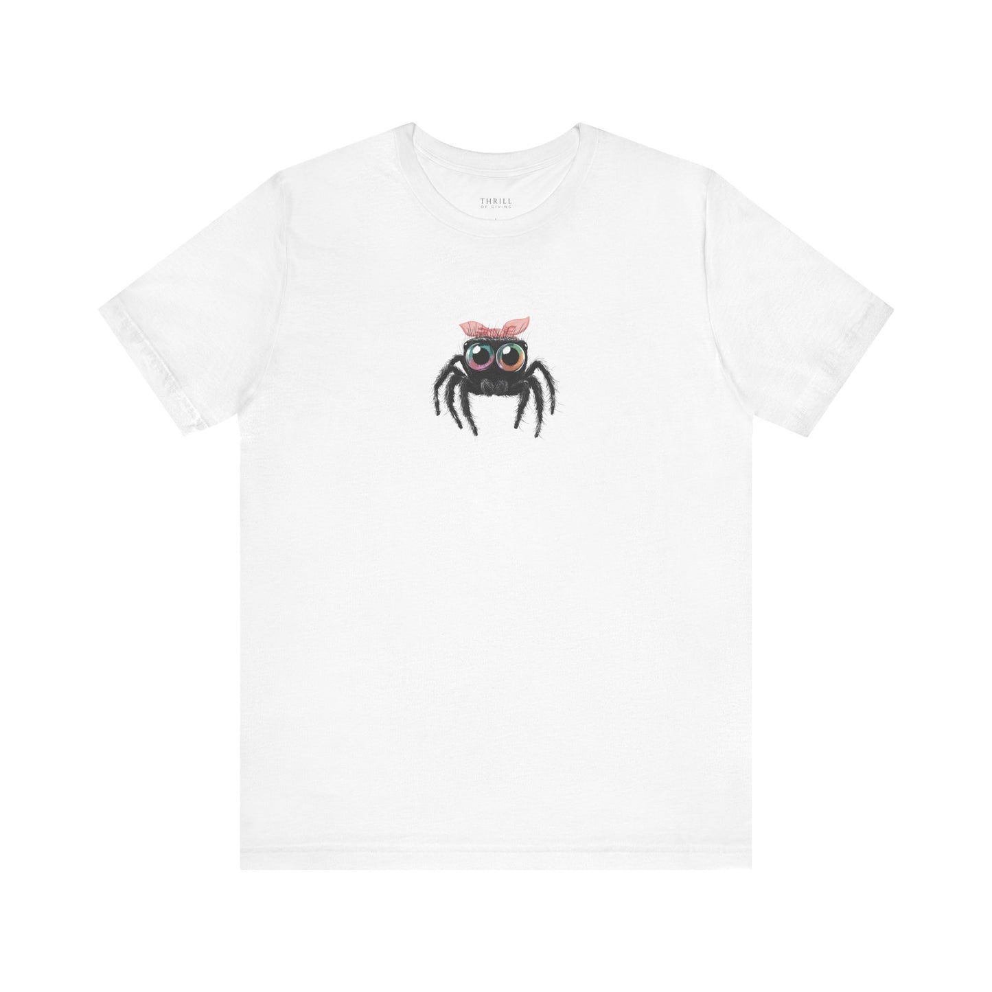 Pink Bow Jumping Spider T-shirt