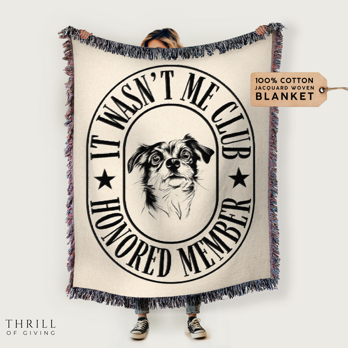 Funny Dog Blanket - It wasn't me!