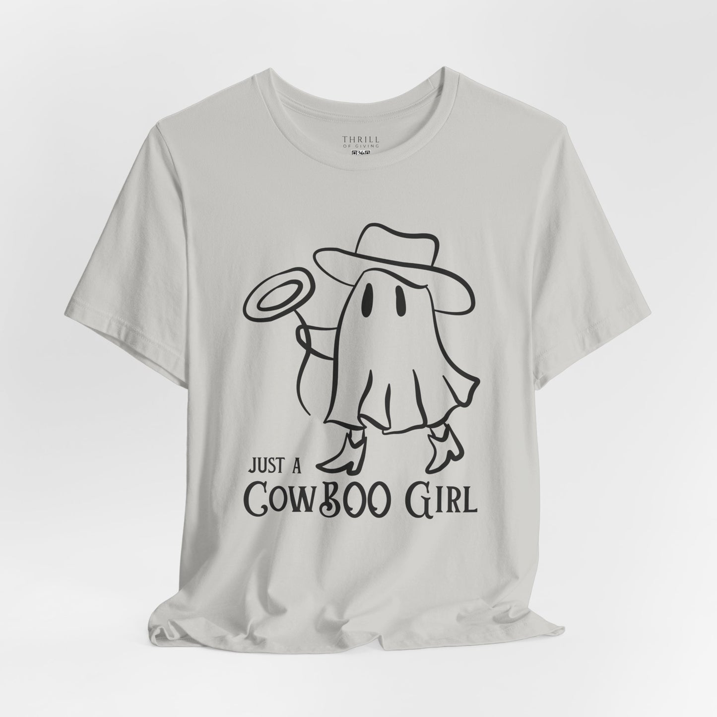 Cowgirl Halloween shirt - Cute Girly Ghost Cowgirl