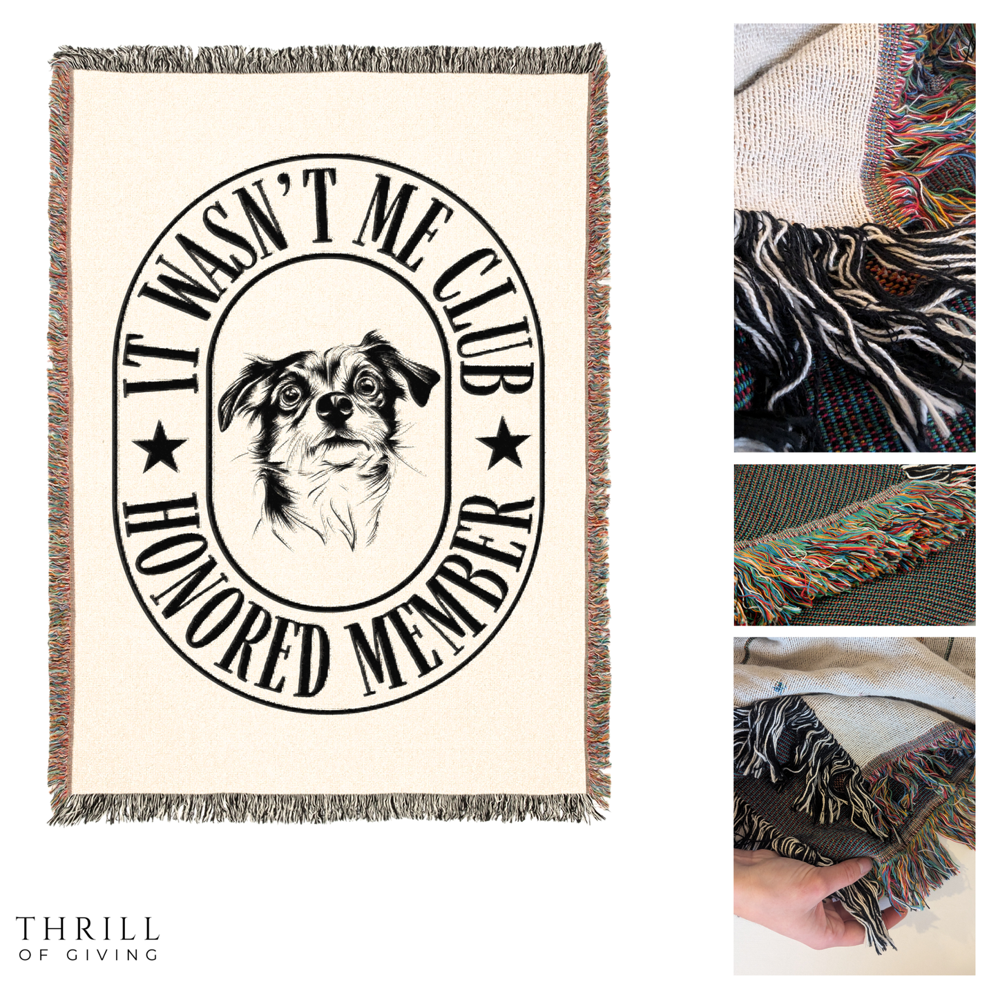 Funny Dog Blanket - It wasn't me!