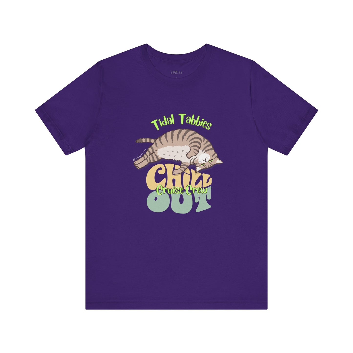 Funny Tidal Tabbies Cruise Crew T-shirt