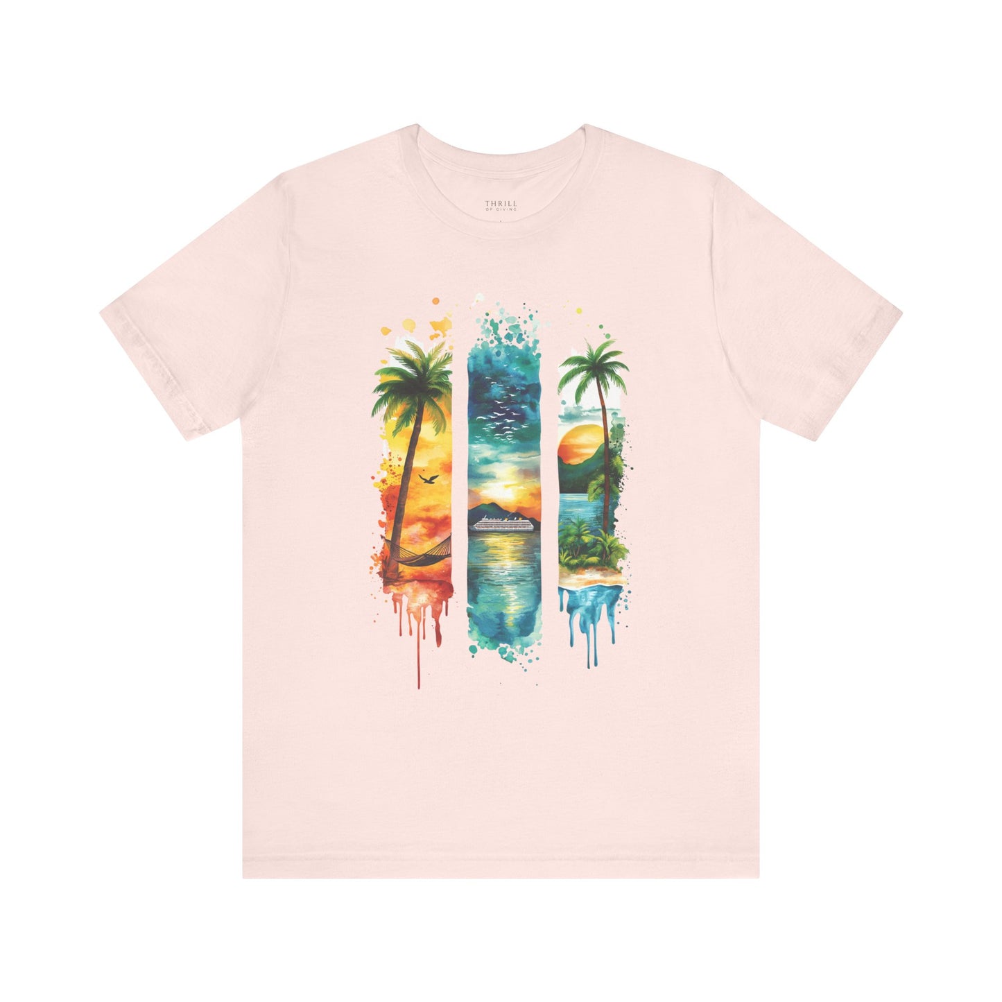 Watercolor Brush Cruise T-shirt