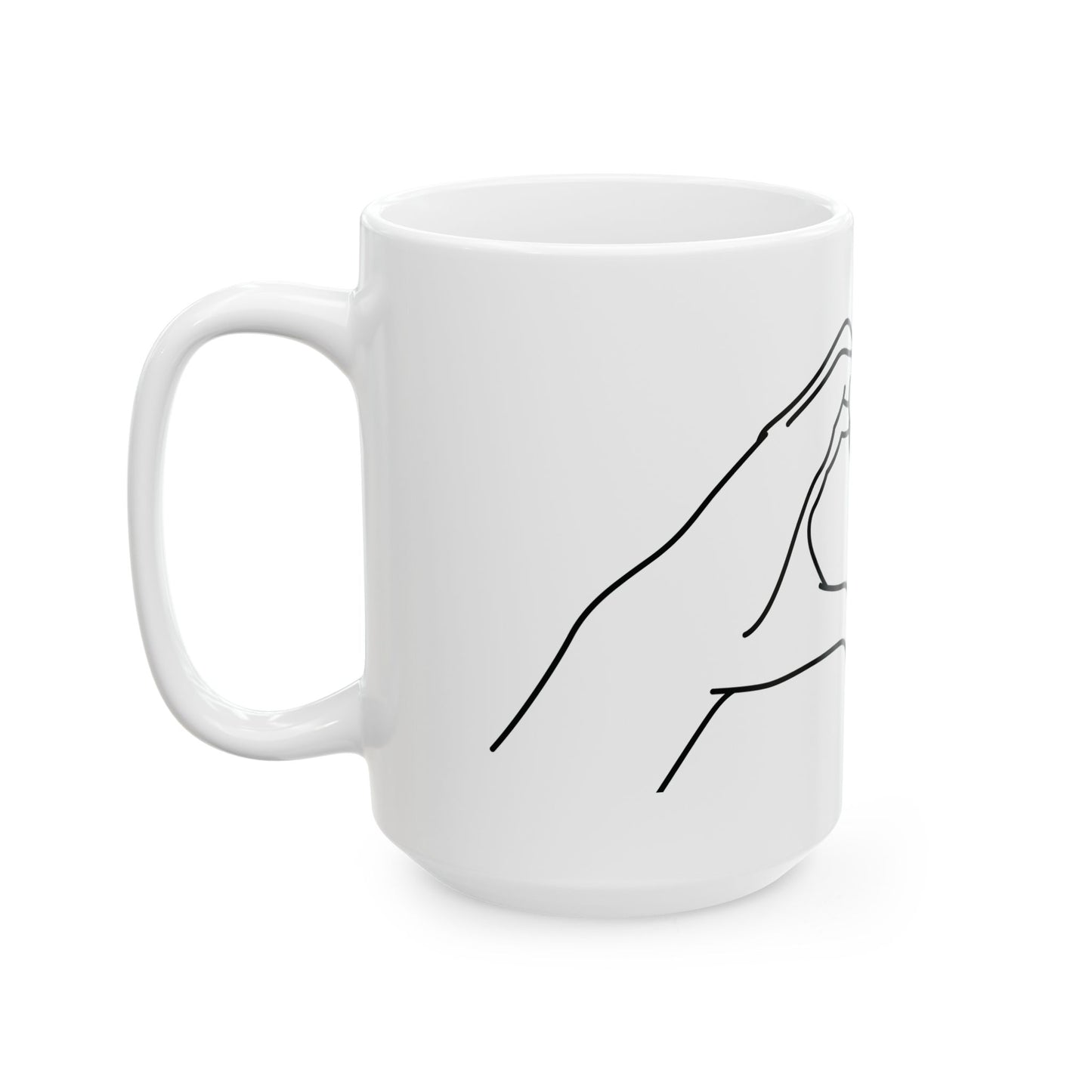 Millennial Heart Hands Coffee Mug