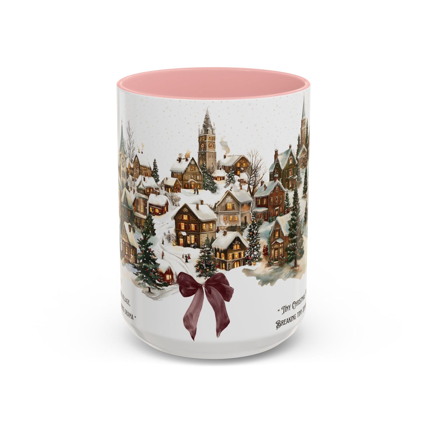 Tiny Christmas Village Mug