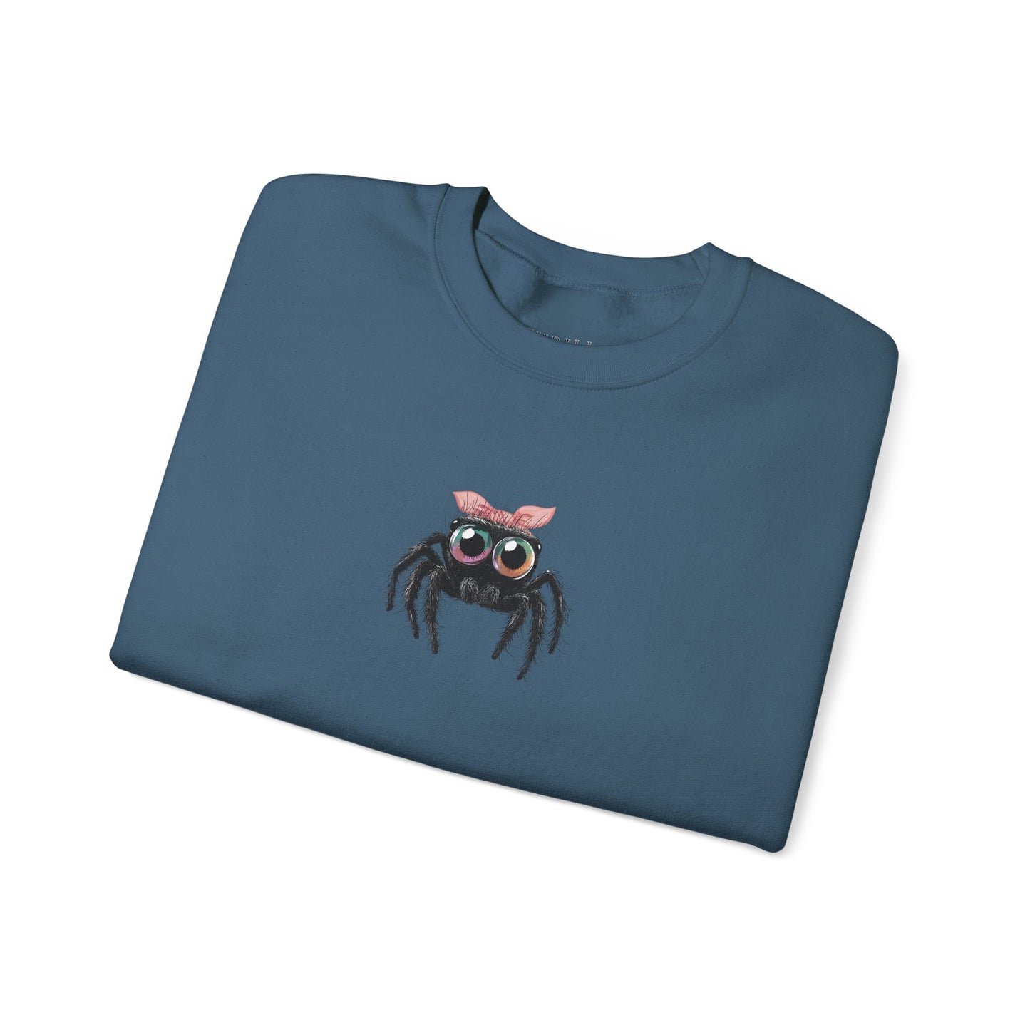 Pink Bow Jumping Spider Sweatshirt