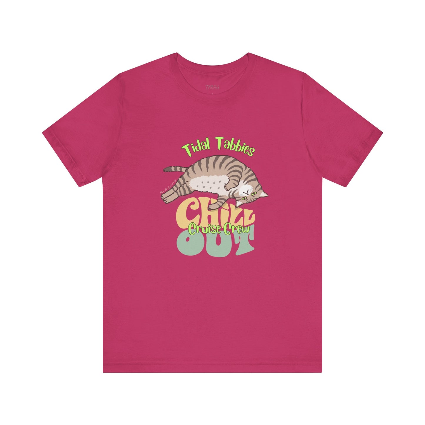 Funny Tidal Tabbies Cruise Crew T-shirt