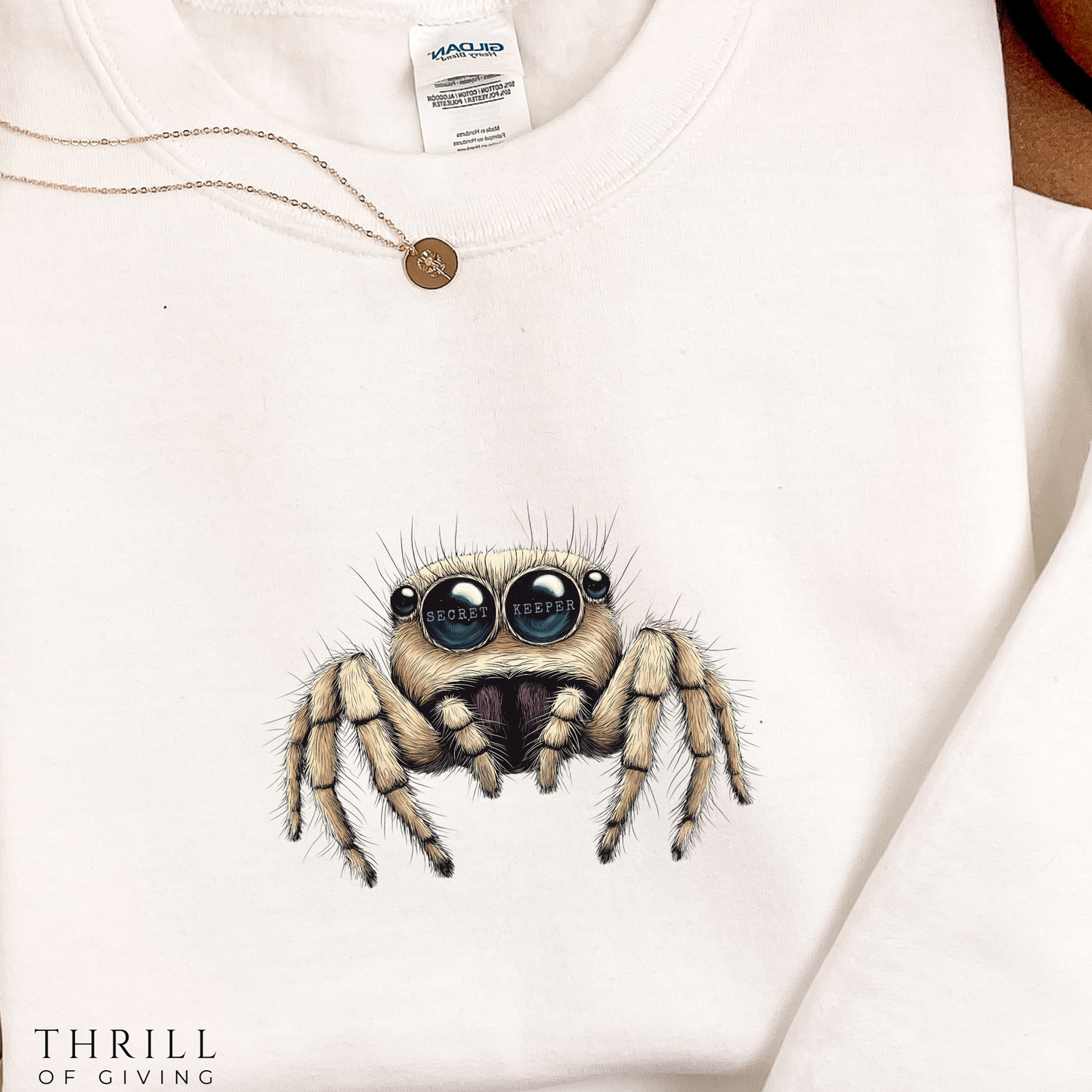 Secret Keeper Jumping Spider Sweatshirt