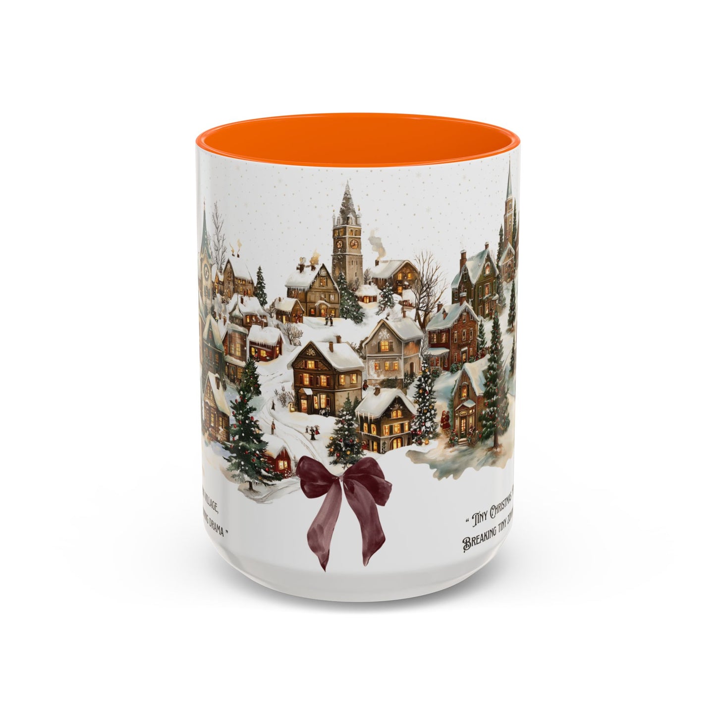 Tiny Christmas Village Mug