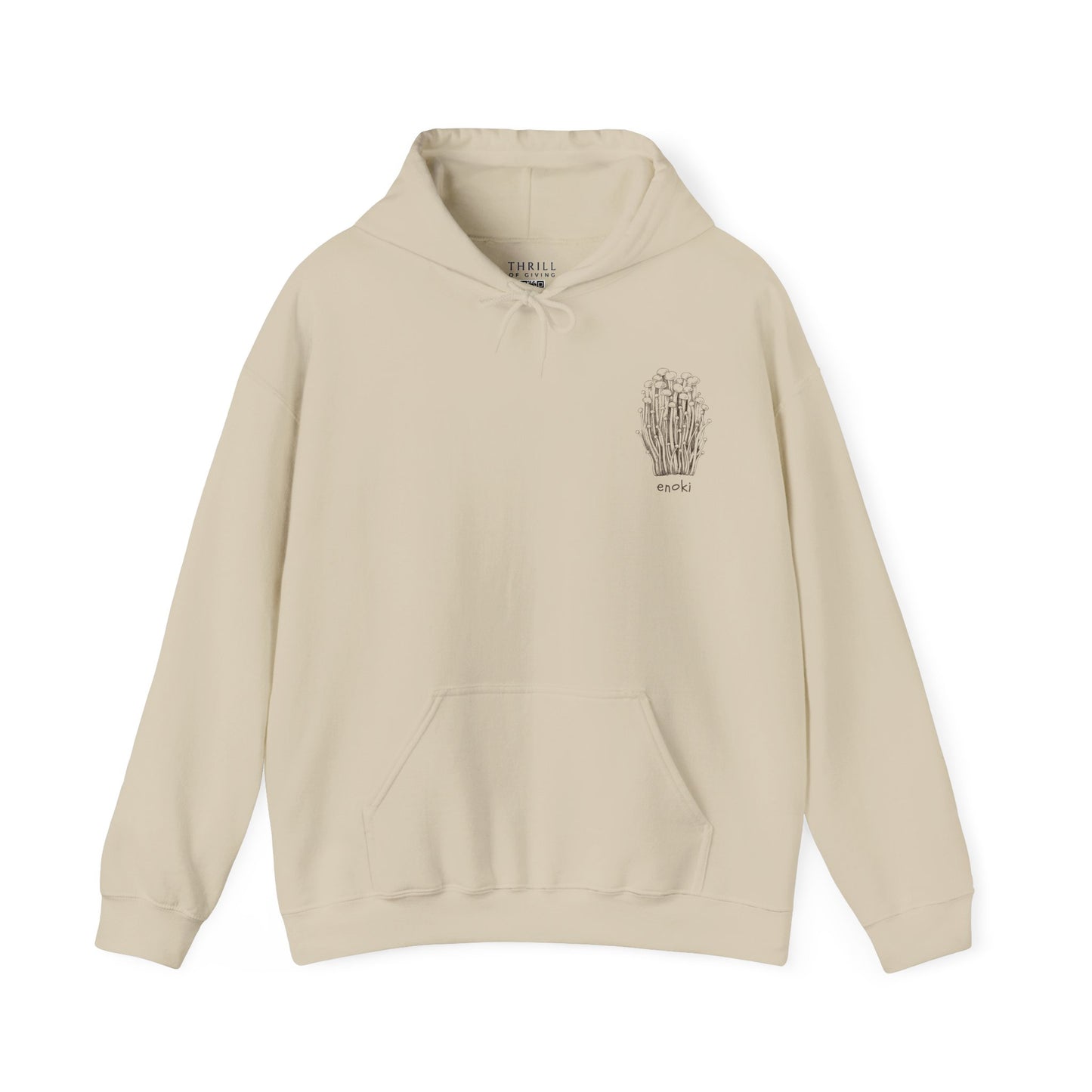 Custom Mushroom Hoodie - Enoki EDITION