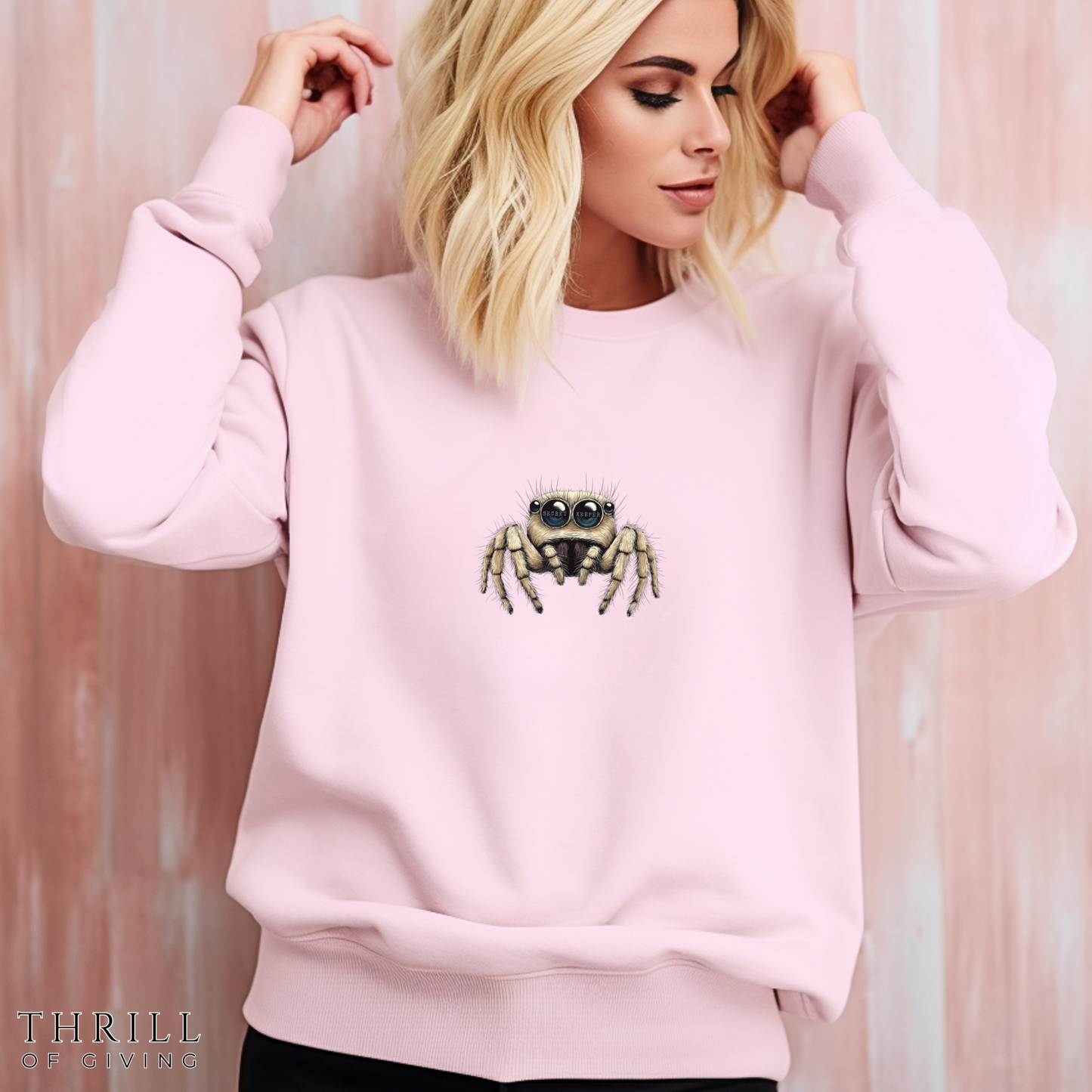Secret Keeper Jumping Spider Sweatshirt