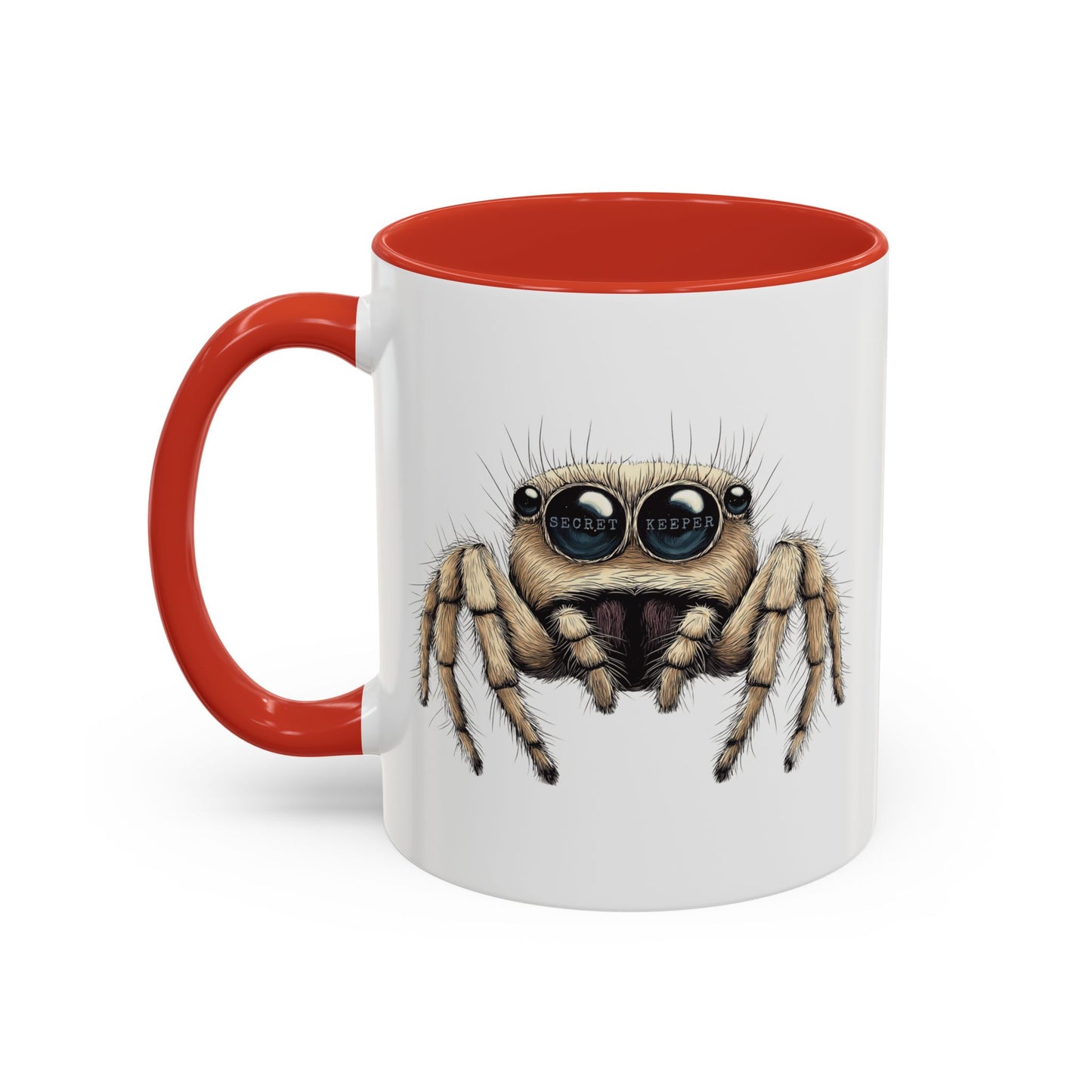 Cute Jumping Spider Mug - SECRET KEEPER