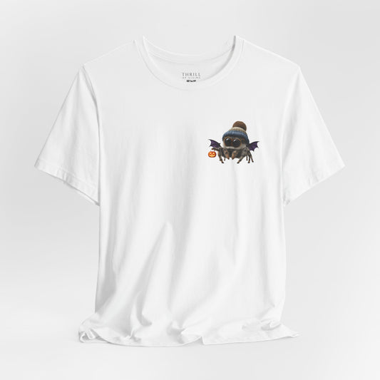 Cute Spider Bat in a Hat - Beanie Hat Jumping Spider T-Shirt