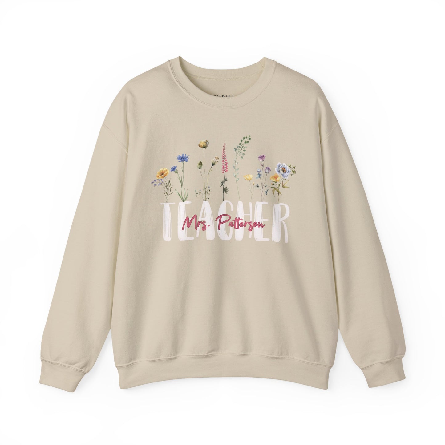 Watercolor Teacher Sweatshirt - Personalized