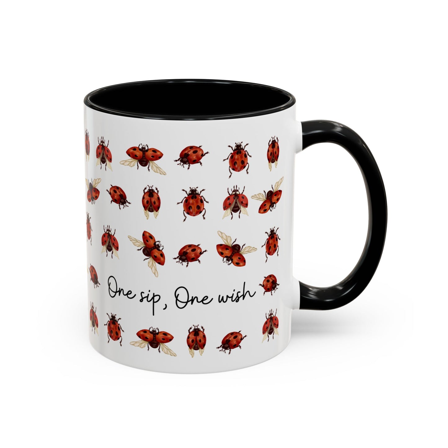 Ladybug Mug - One Sip, One Wish