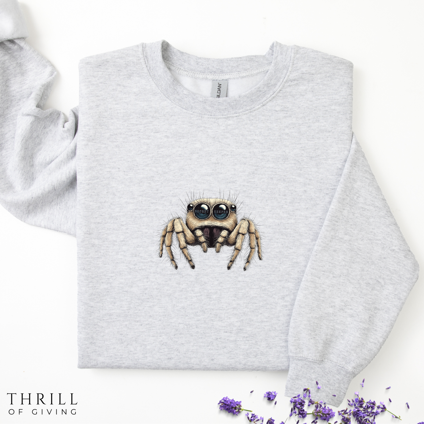 Secret Keeper Jumping Spider Sweatshirt