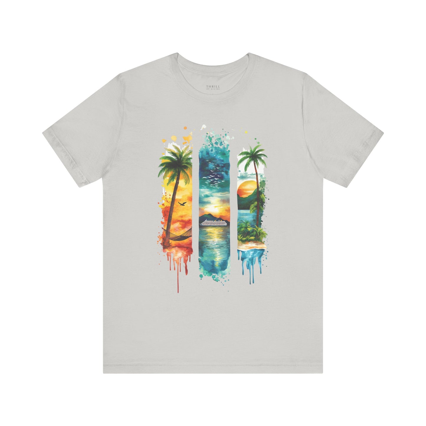 Watercolor Brush Cruise T-shirt
