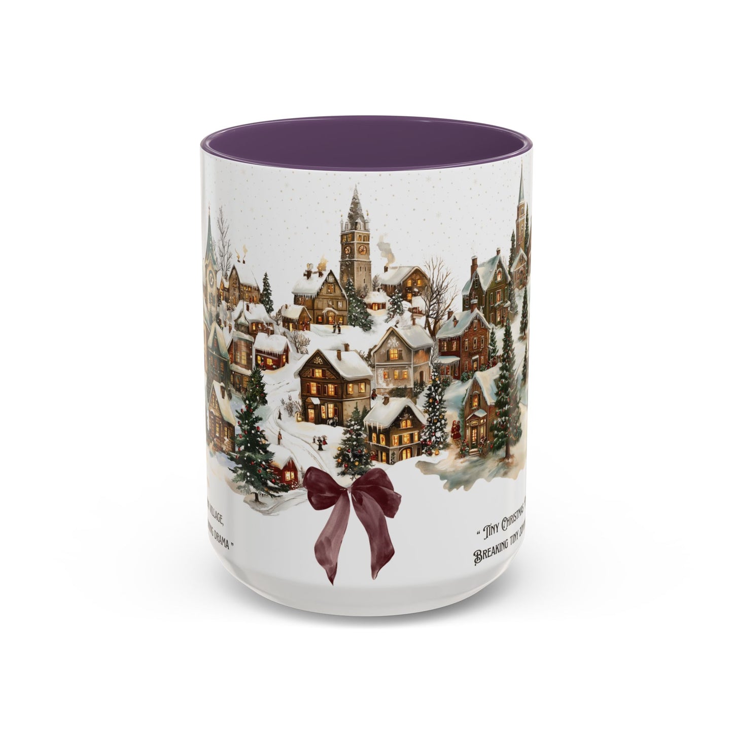 Tiny Christmas Village Mug