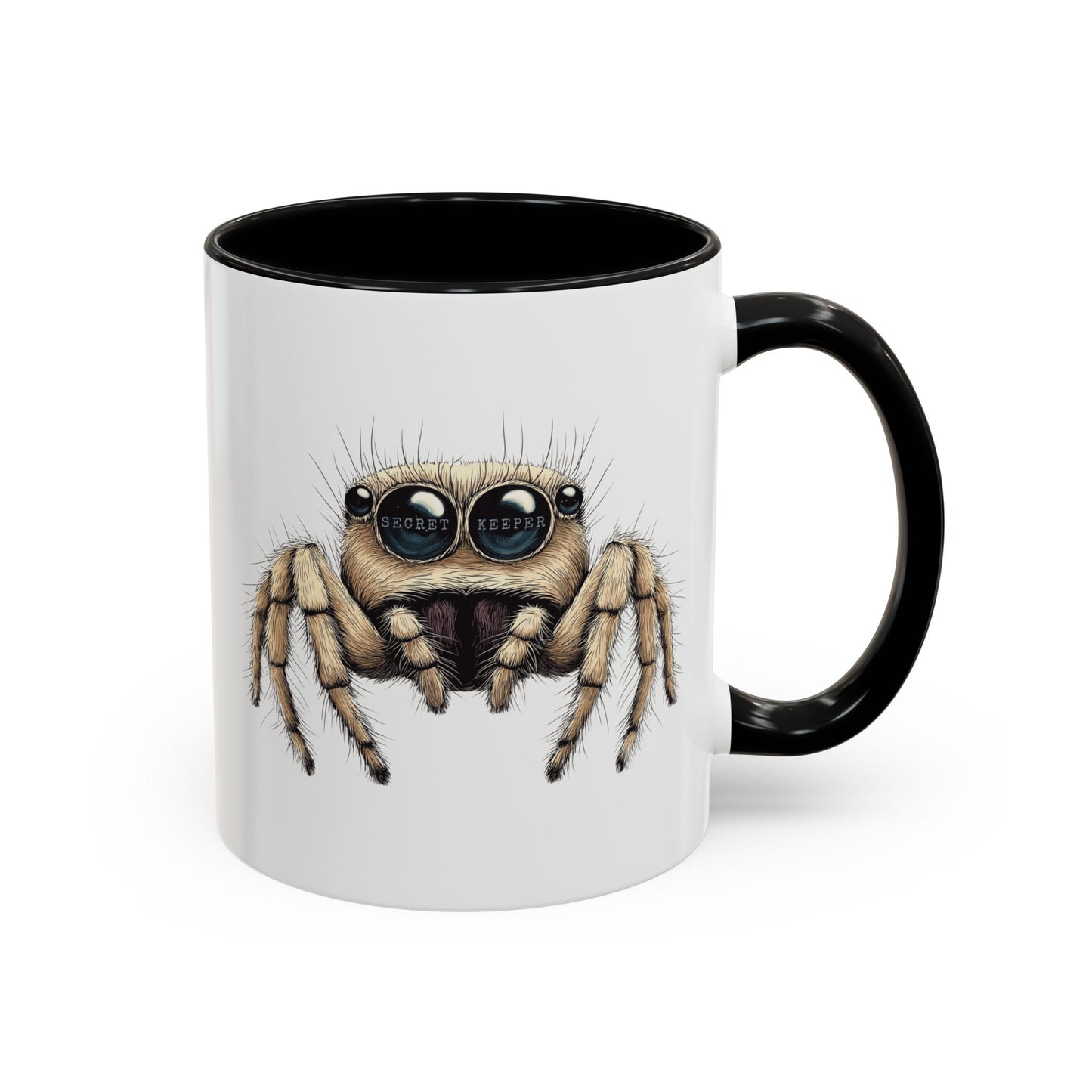 Cute Jumping Spider Mug - SECRET KEEPER