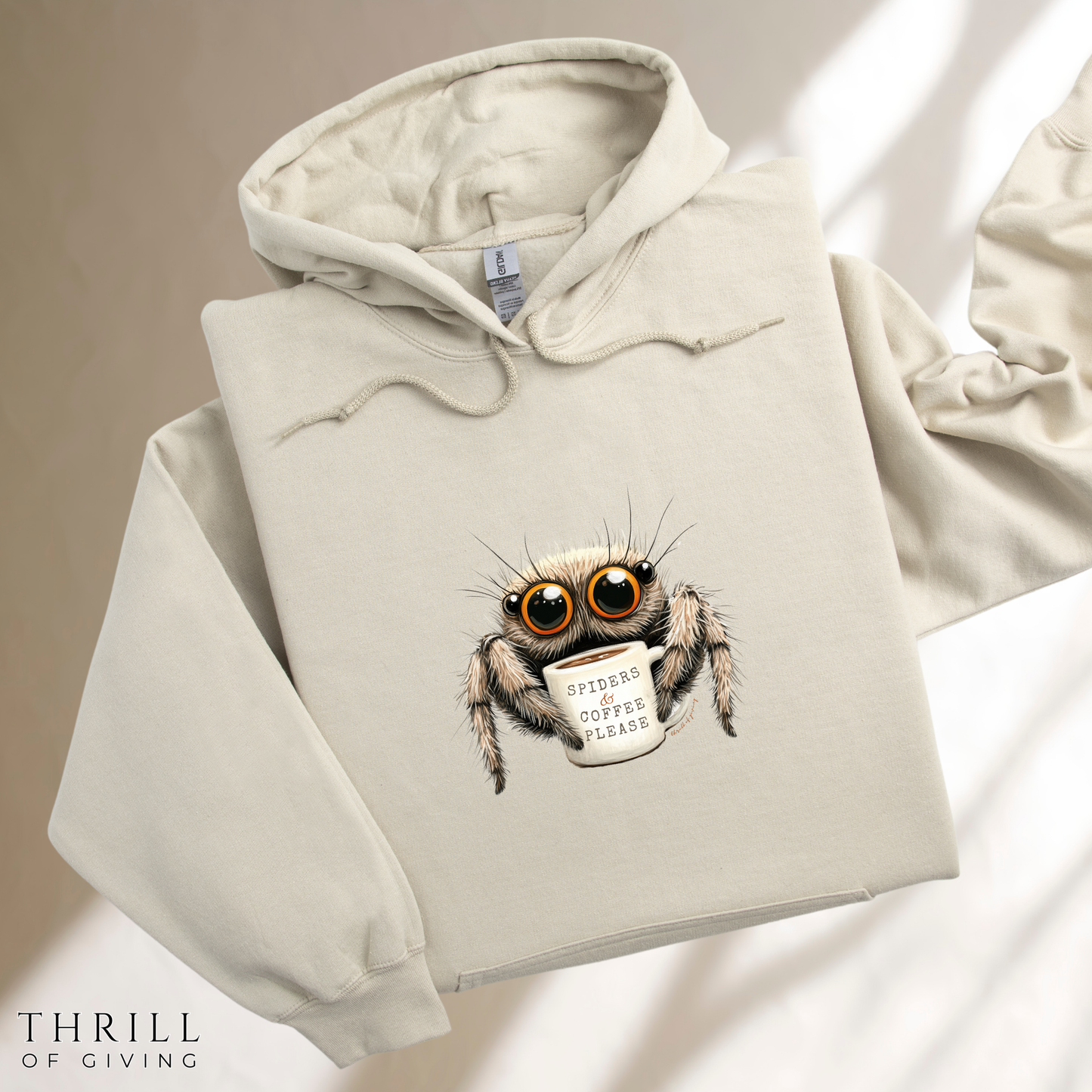 Coffee Spiders Please Hoodie