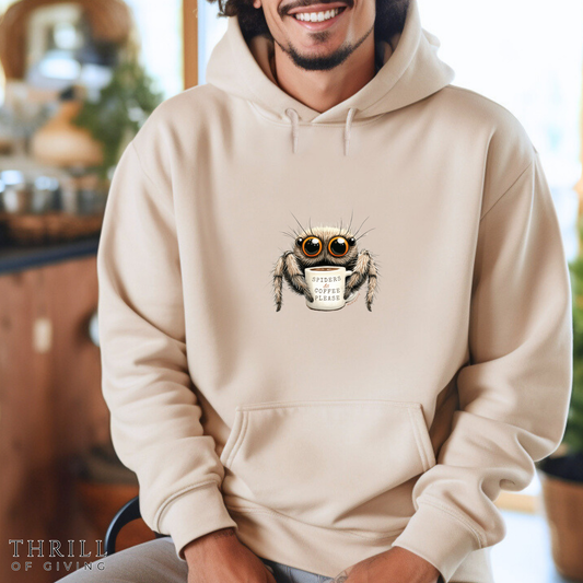 Coffee Spiders Please Hoodie