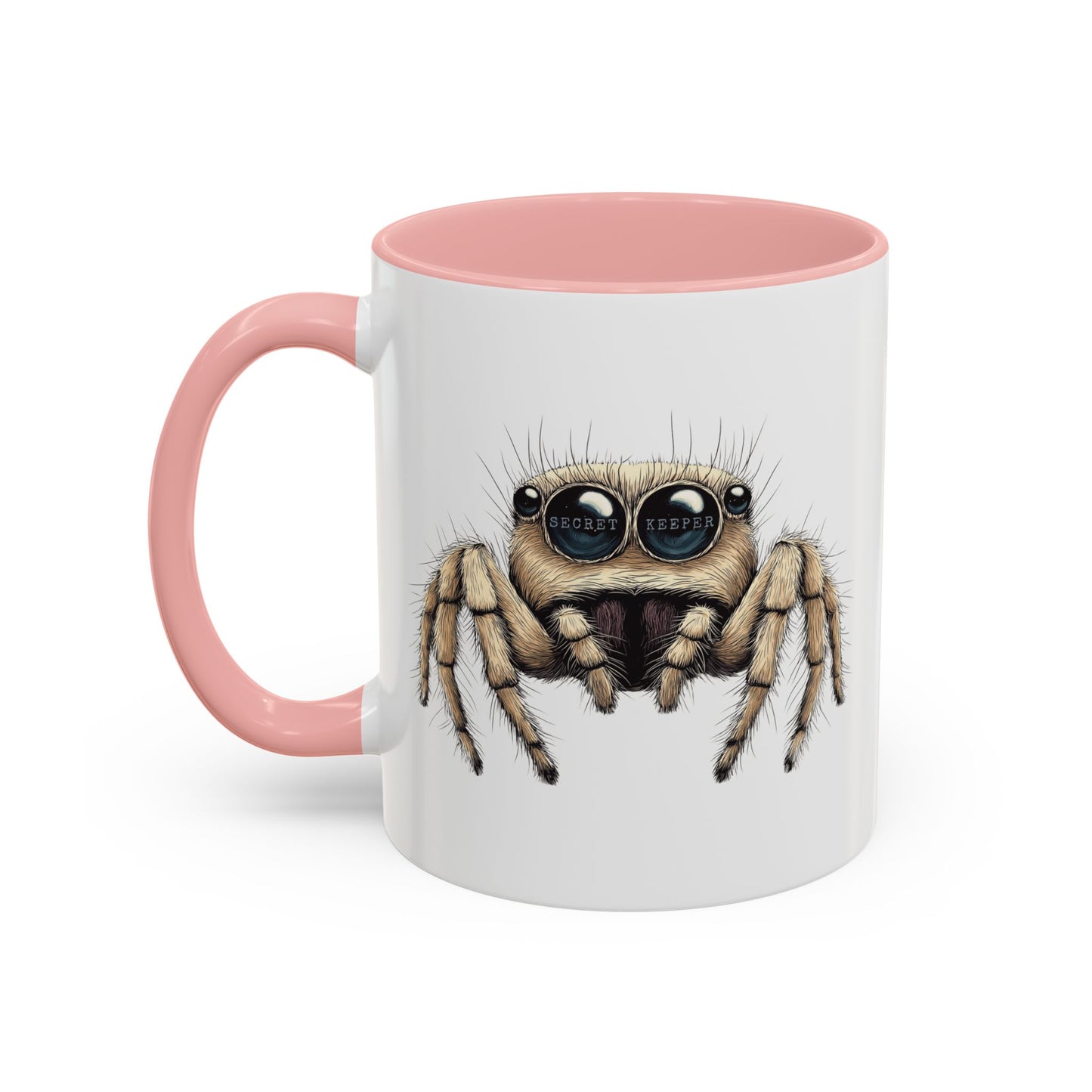 Cute Jumping Spider Mug - SECRET KEEPER