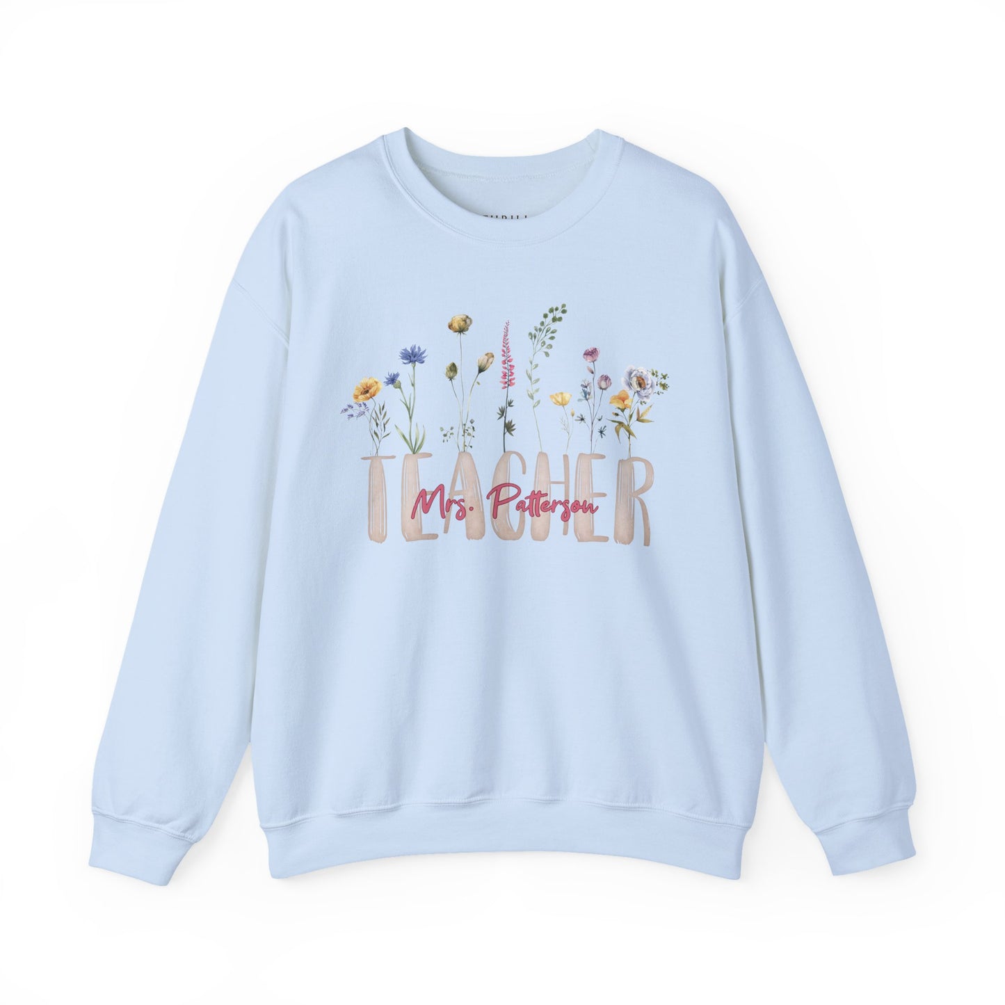 Watercolor Teacher Sweatshirt - Personalized