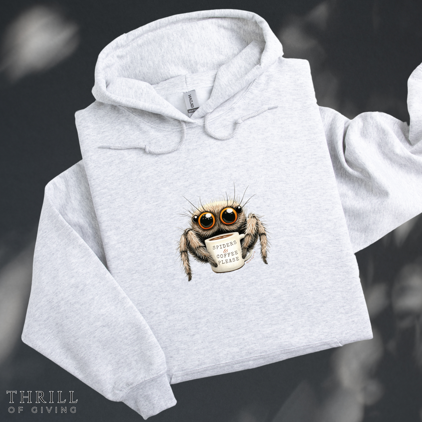 Coffee Spiders Please Hoodie