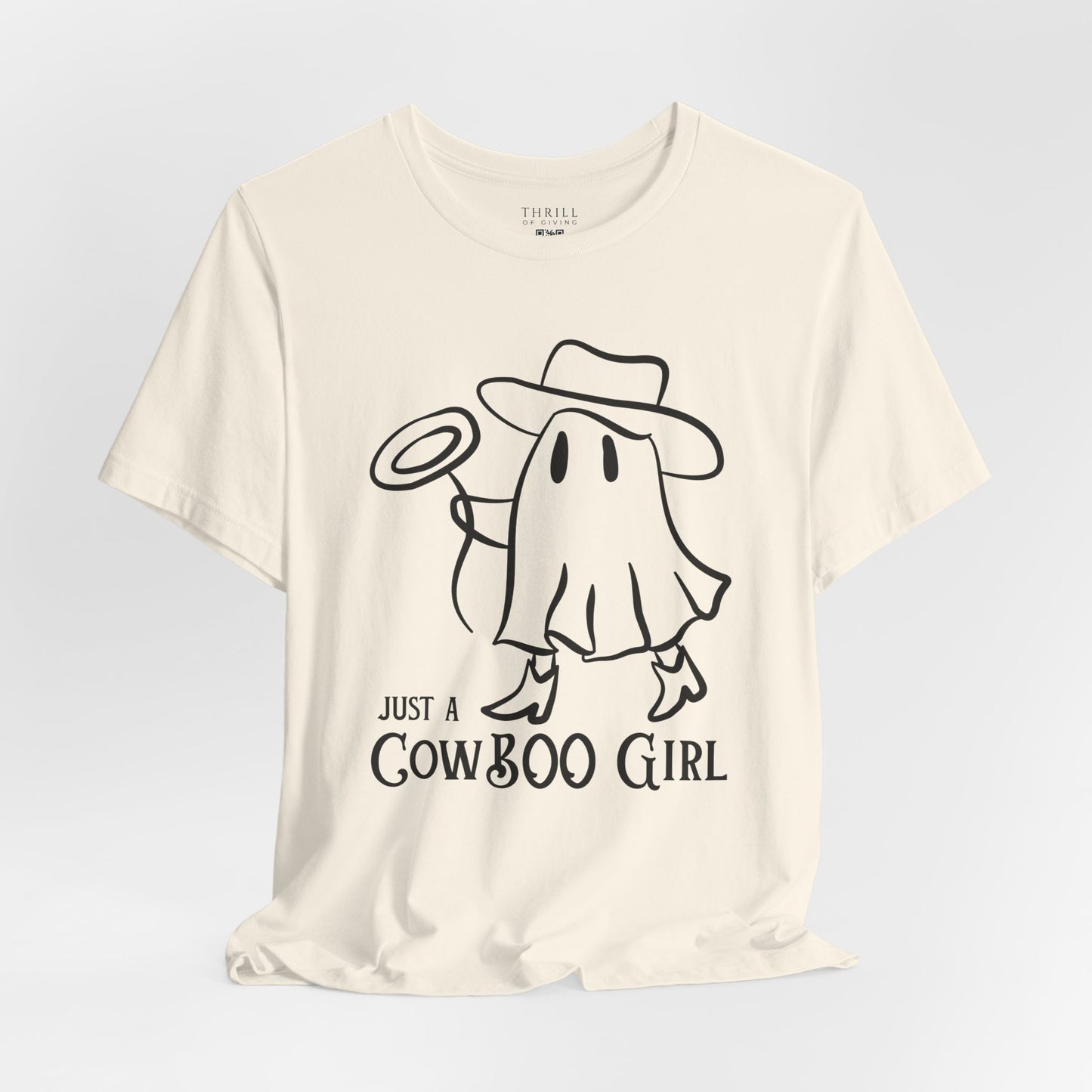 Cowgirl Halloween shirt - Cute Girly Ghost Cowgirl