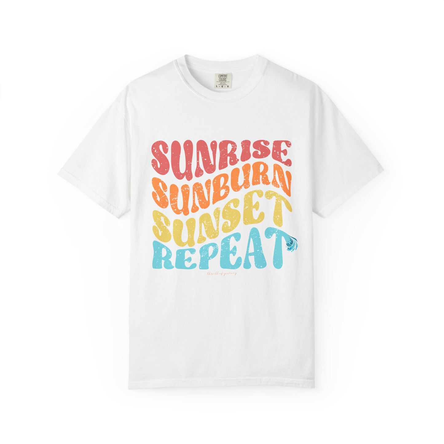 Sunrise-Sunburn-Sunset-Repeat T-shirt