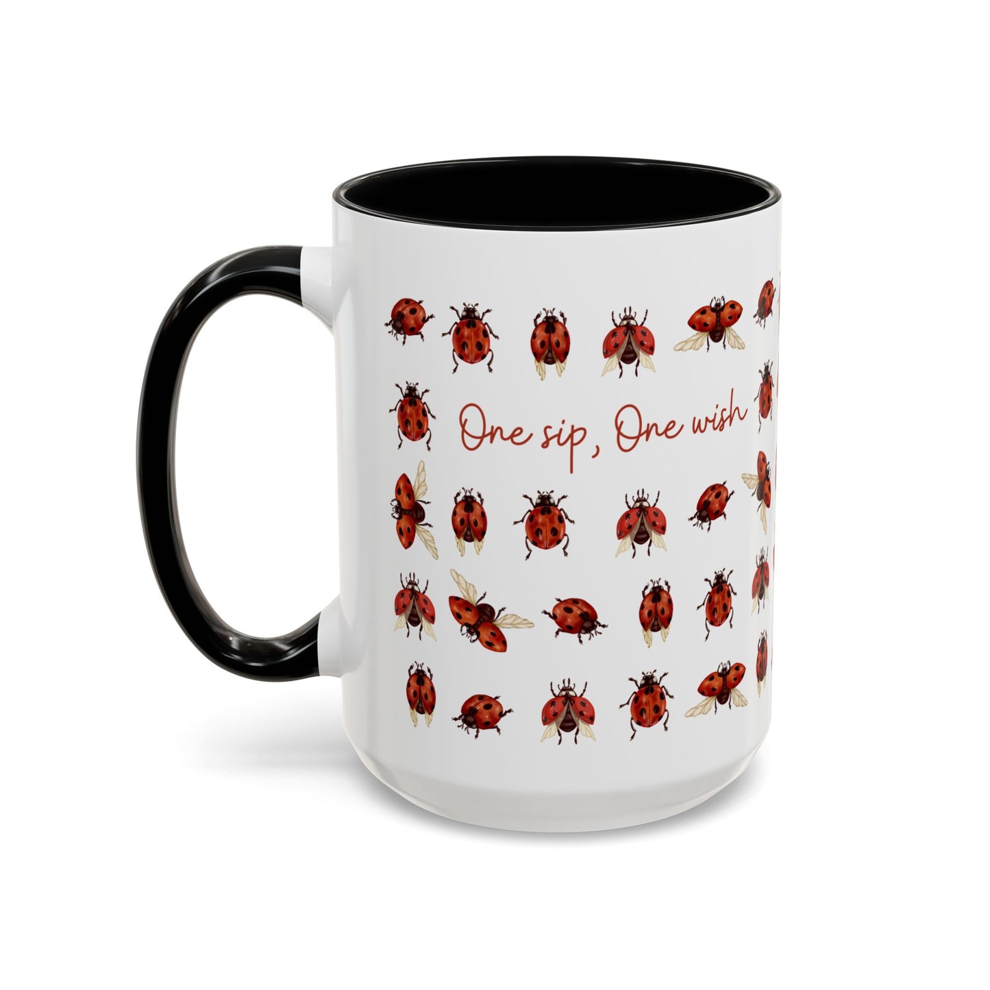 Ladybug Mug - One Sip, One Wish