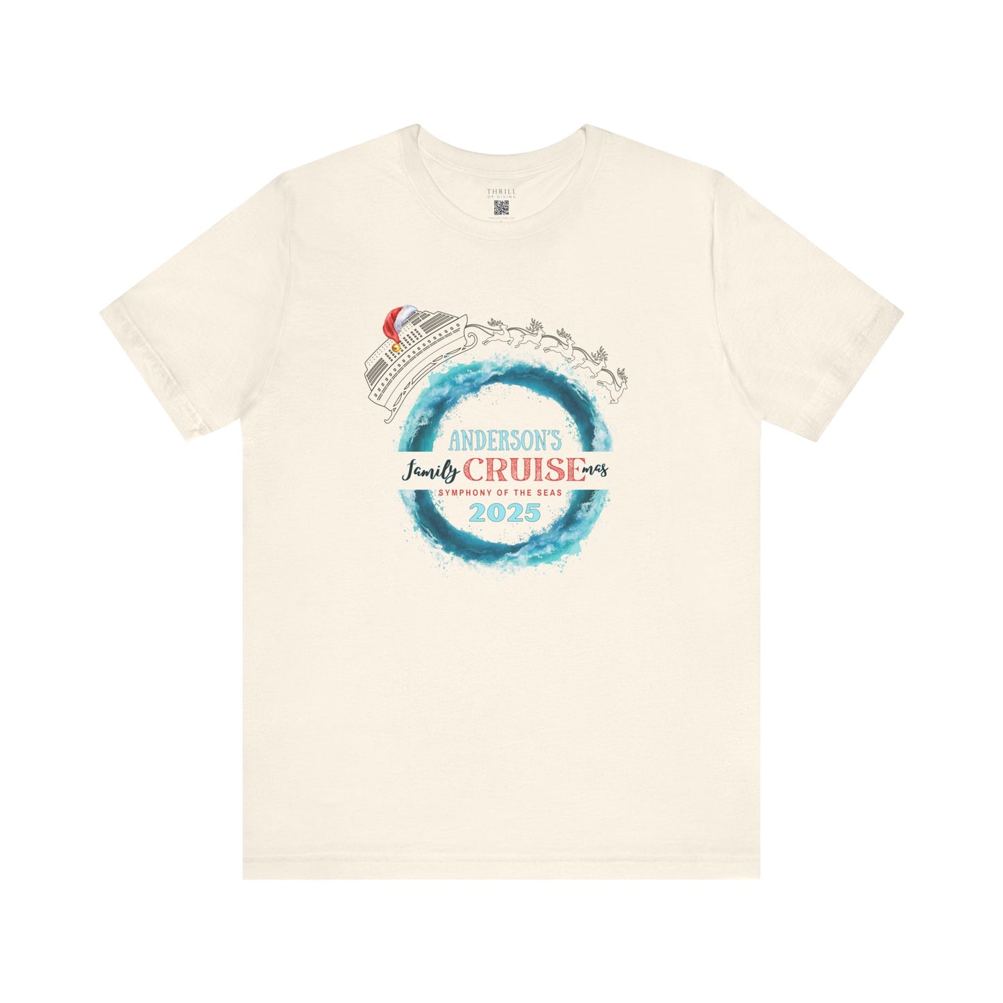 Personalized Family CRUISE Christmas T-shirt
