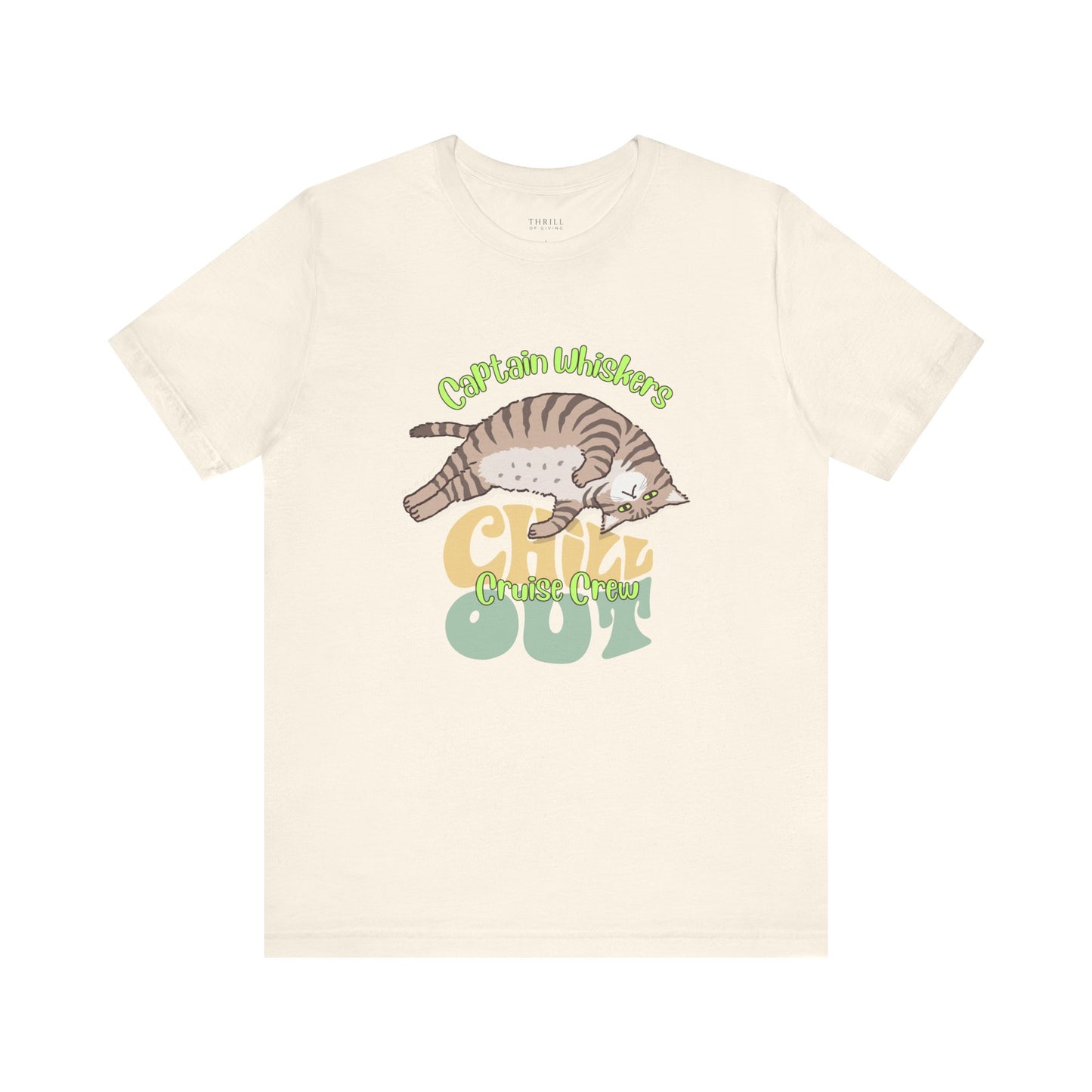 Captain Whiskers Cruise Crew Tee