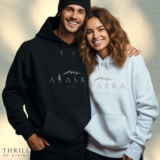 Custom ALASKA Adventure Hoodie - The Minimalist