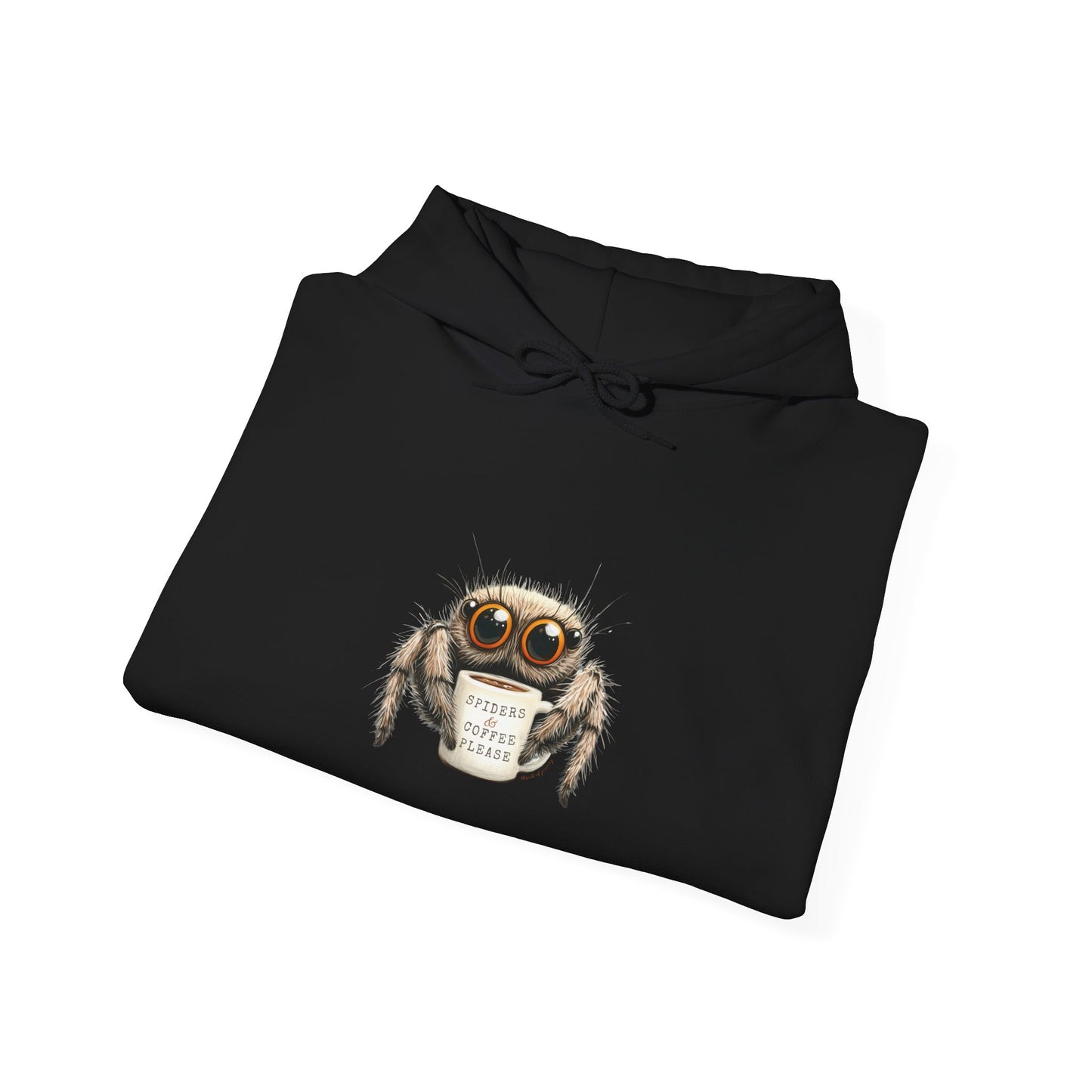 Coffee Spiders Please Hoodie