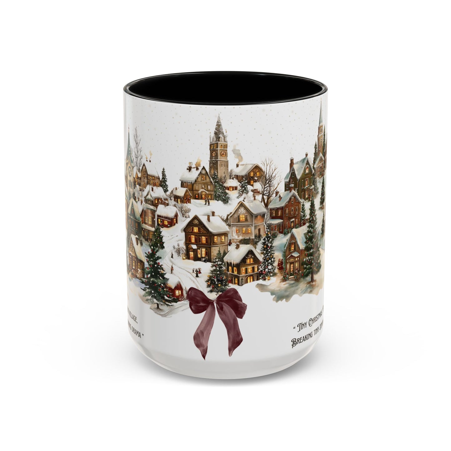 Tiny Christmas Village Mug