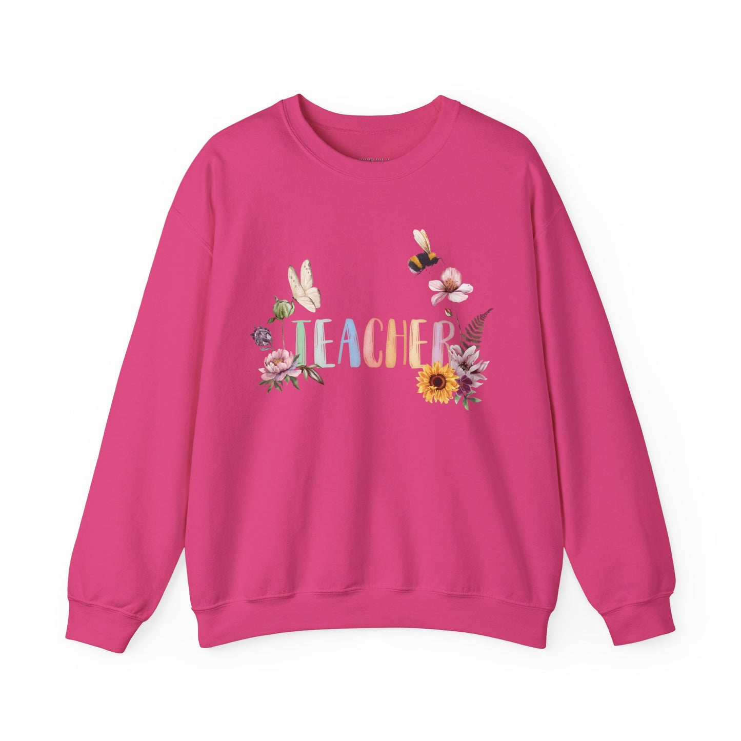 Wildflower Watercolor Teacher Sweatshirt