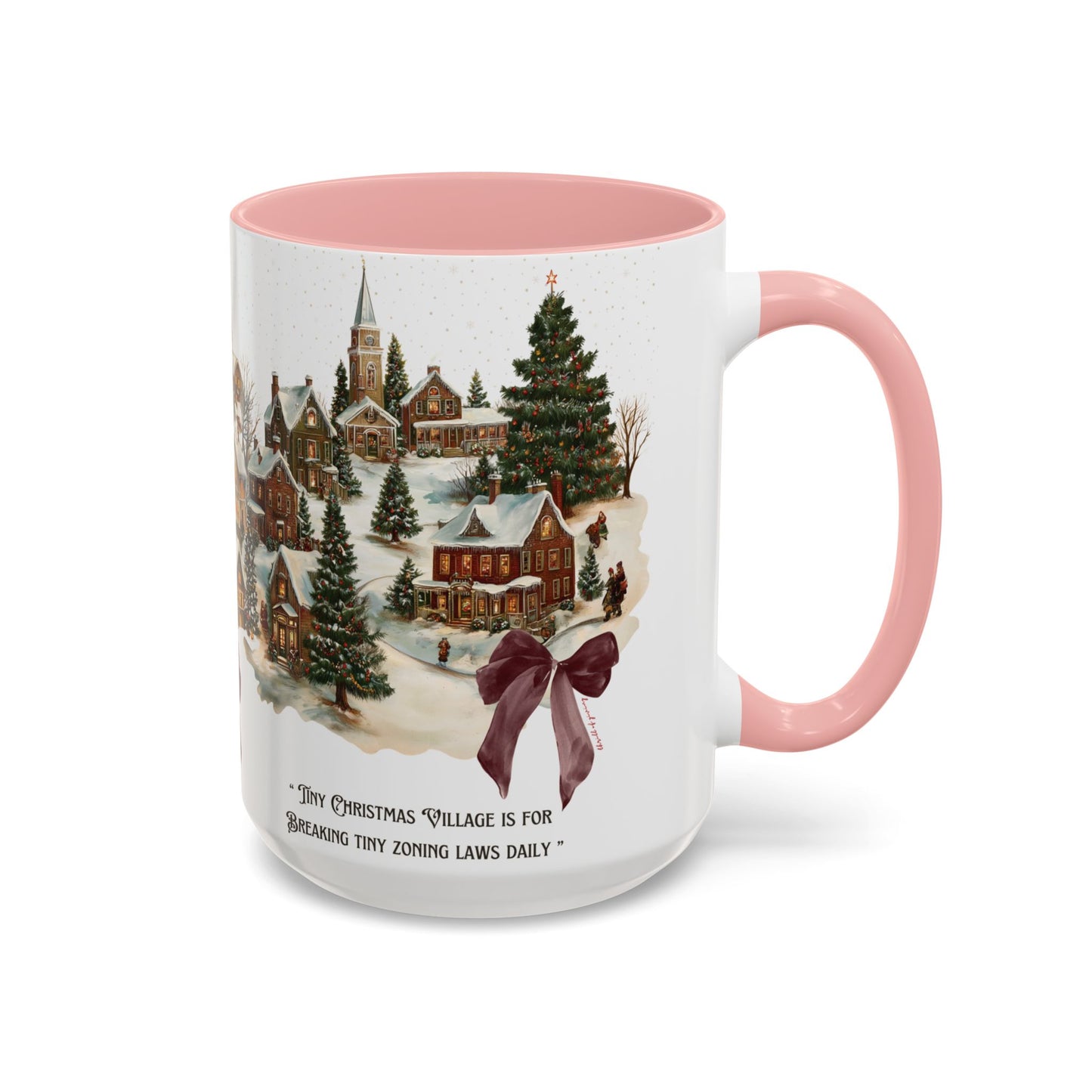 Tiny Christmas Village Mug