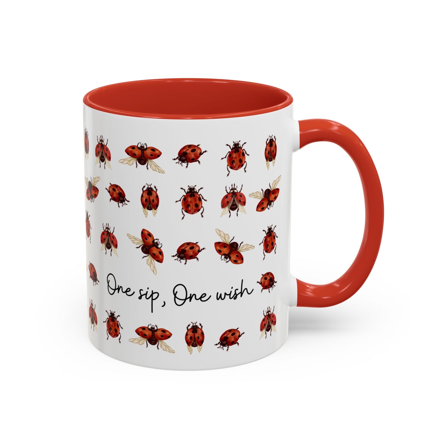 Ladybug Mug - One Sip, One Wish
