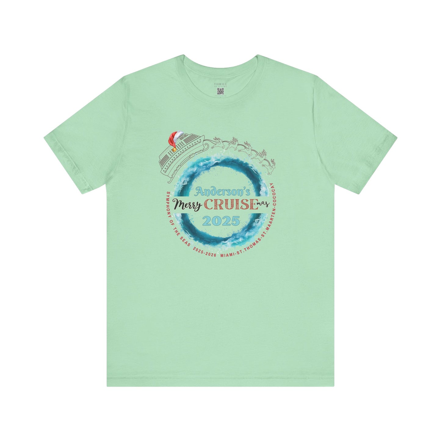 Custom Family Christmas CRUISE T-shirt