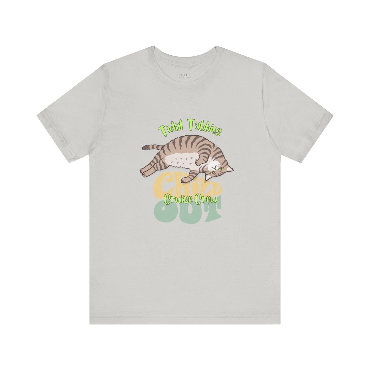 Funny Tidal Tabbies Cruise Crew T-shirt