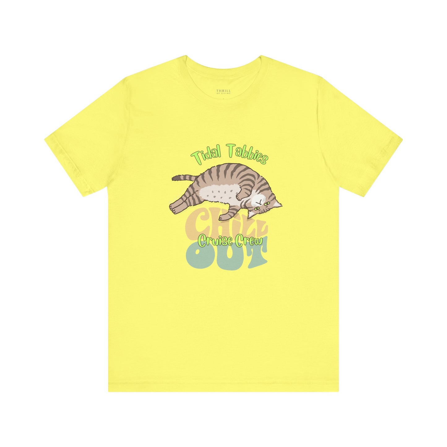Funny Tidal Tabbies Cruise Crew T-shirt