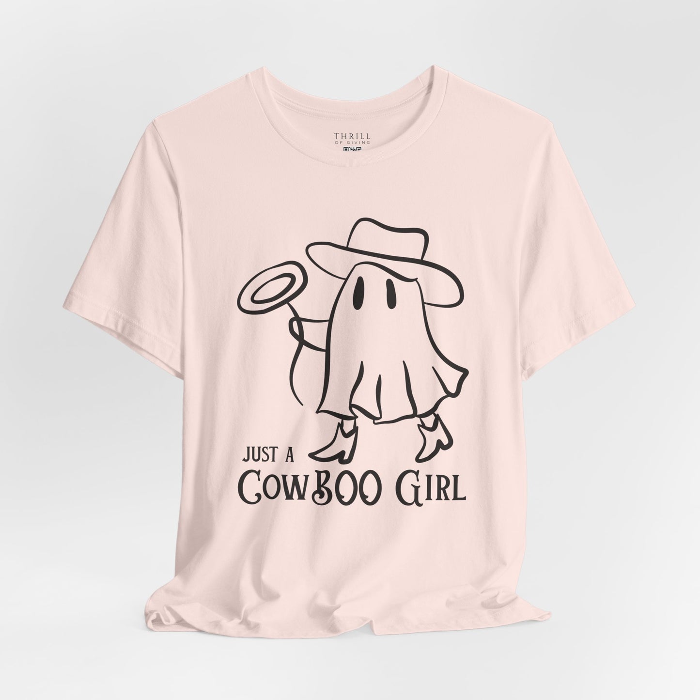 Cowgirl Halloween shirt - Cute Girly Ghost Cowgirl